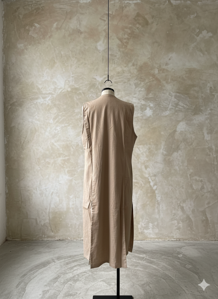 Sandstone Vest Dress - Image 2