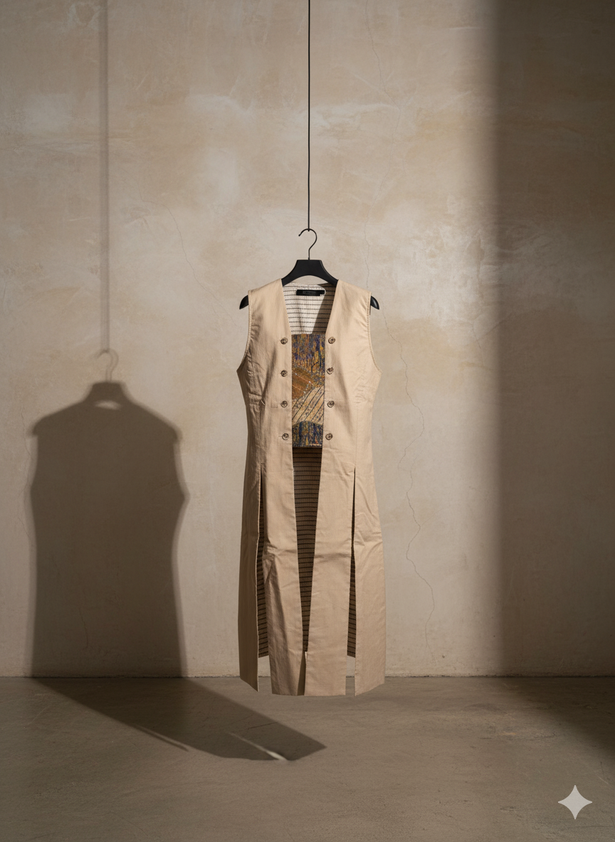 Sandstone Vest Dress